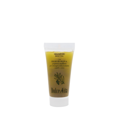 DOLCE EVITA-Shampoo doccia all'olio di oliva in tubetto 35 ml