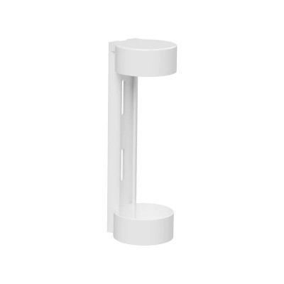 WHITE 350 - Supporto a muro In plastica bianco per dispenser da