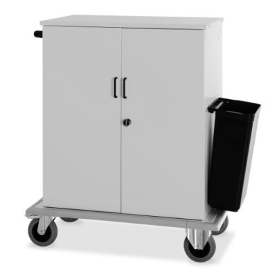 Carrello rifornimento minibar armadiato con sportelli. Dim. 